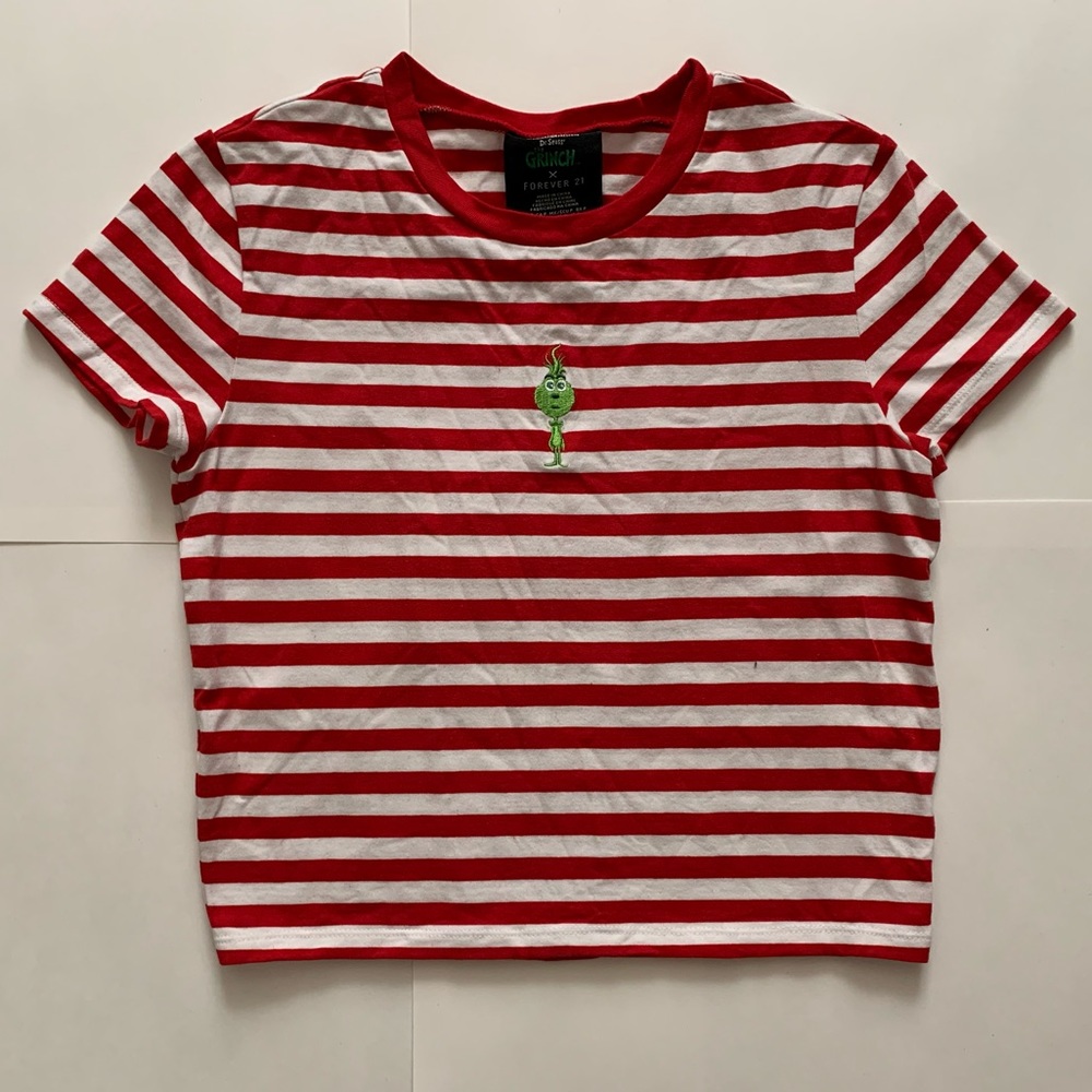 Cropped Grinch Top